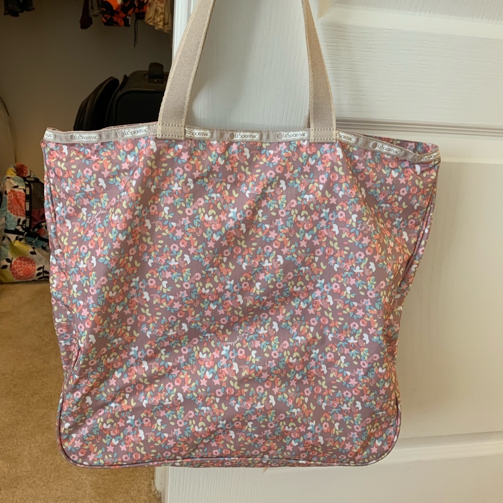 LeSportSac Tote in a Springtime Flowered Print